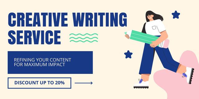 Template di design Impactful Content Writing Service At Lowered Price Twitter