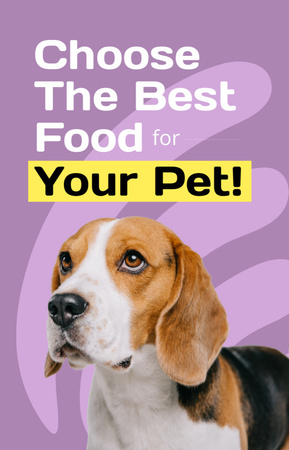 Plantilla de diseño de La mejor comida para tu mascota IGTV Cover 