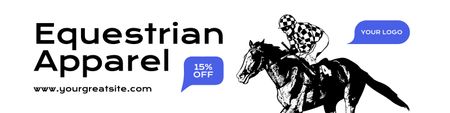 Trendy Equestrian Apparel At Reduced Rates Twitter Design Template