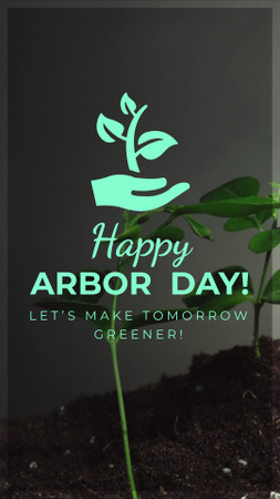 Szablon projektu Dzień Arbor świętuje Z Roślinami TikTok Video