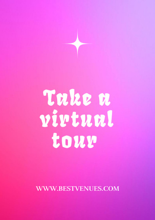Platilla de diseño Virtual Tour Offer Flyer A5