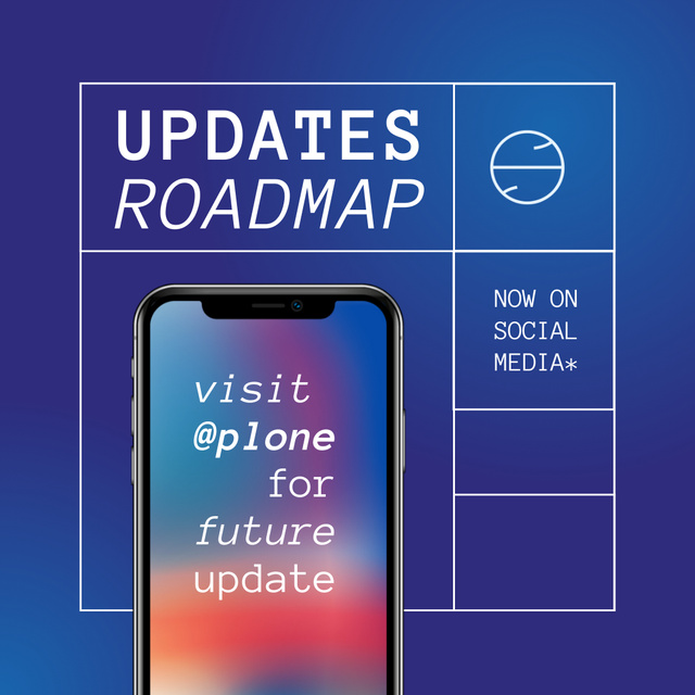 New Updates Ad with Modern Phone Animated Post Design Template