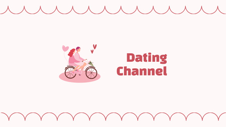 Promoção para aplicativo avançado de namoro online Youtube Modelo de Design