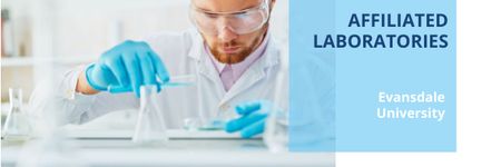 Affiliated laboratories in University Email header Design Template