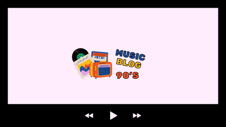Music Blog Promotion Youtube Design Template