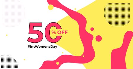 Platilla de diseño Women's Day Special Sale Offer Facebook AD