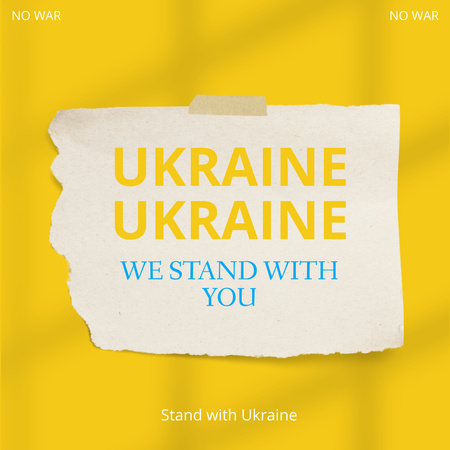 Platilla de diseño Growing Understanding of the Conflict in Ukraine Instagram