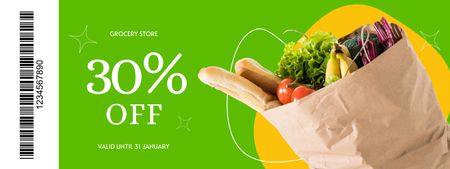Daily Nutrition Set With Discount Coupon Design Template