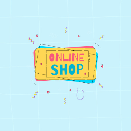 Online Shop Services Offer Logo Design Template