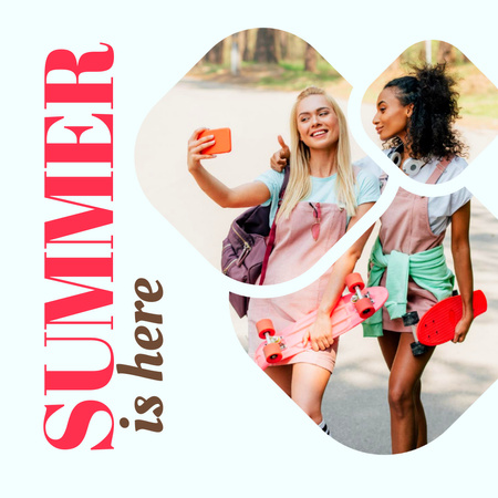 Plantilla de diseño de Collage de recuerdos de verano feliz Instagram 