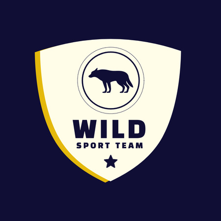 Sport Team Emblem Logo Design Template