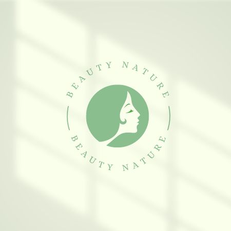 Szablon projektu beauty nature Logo