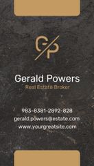 Real Estate Agent Services With Stone Texture