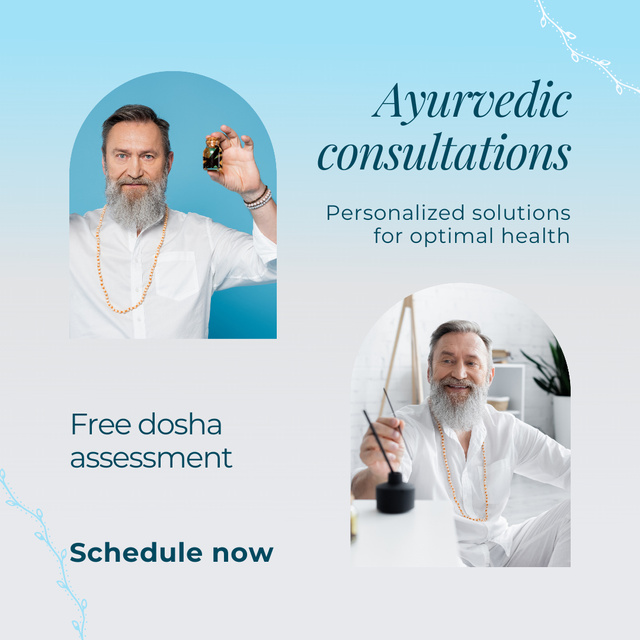 Bespoke Ayurvedic Consultations And Solutions From Specialist Instagram Design Template