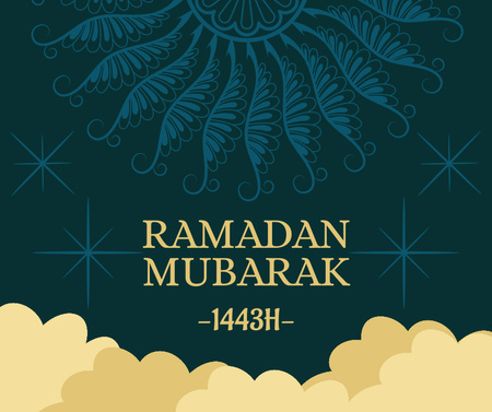 Emlékeztető a Ramadán hónapjára Facebook tervezősablon