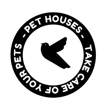 Ontwerpsjabloon van Animated Logo van Dierenverblijven en vogelkooien