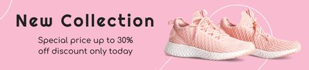 Discount Offer on Sneakers Collection Ebay Store Billboard Design Template