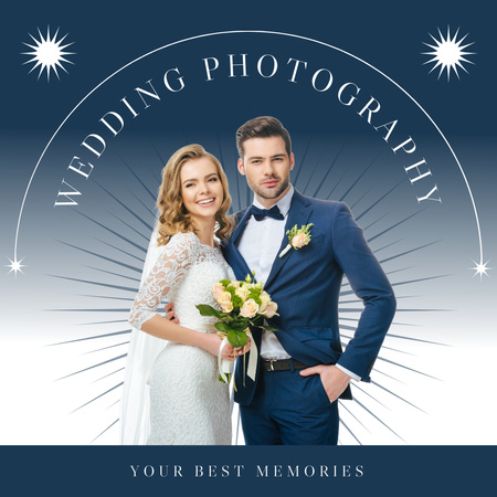 Best Memories with Wedding Photographer Instagram Design Template