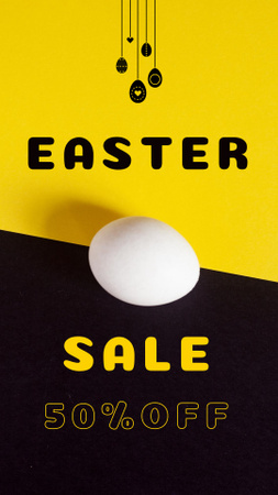 Easter Sale Offer Instagram Story Design Template