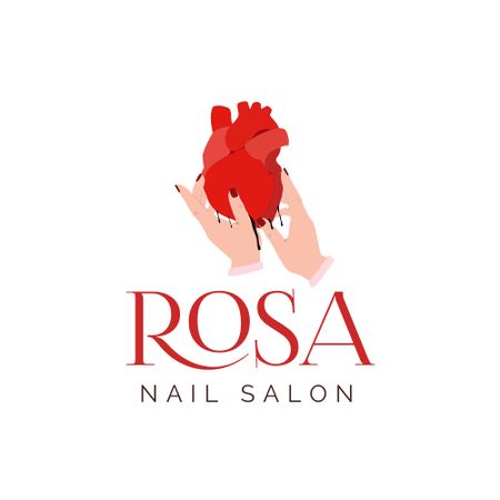 Szablon projektu Nail Salon Services Offer Logo