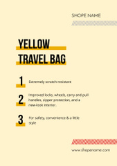 Waterproof Travel Bags Sale Offer In Yellow