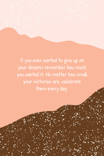 Inspiration Quote On Pink Pattern 