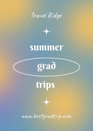 Platilla de diseño Summer Students Trips Ad Flayer