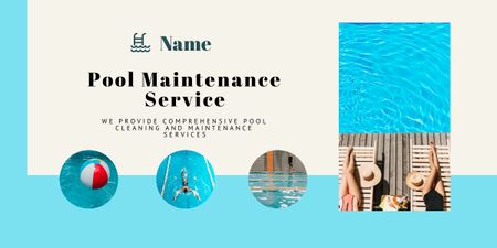 Pool Maintenance Services Offers Image Modelo de Design