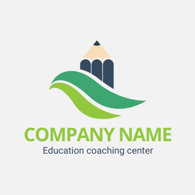 Education Coaching Center Animated Logo Modelo de Design