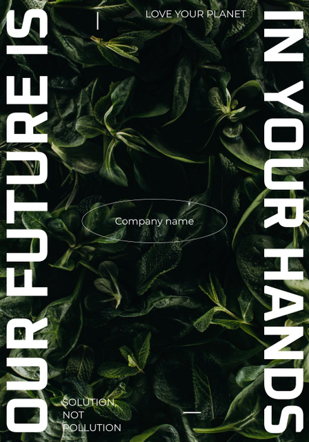 Plantilla de diseño de Eco Lifestyle Concept for Future Poster 28x40in 