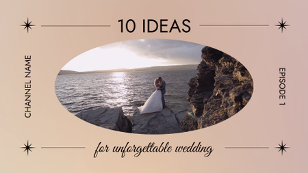 Waterfront Landscape And Tips For Wedding Organizing YouTube intro Design Template