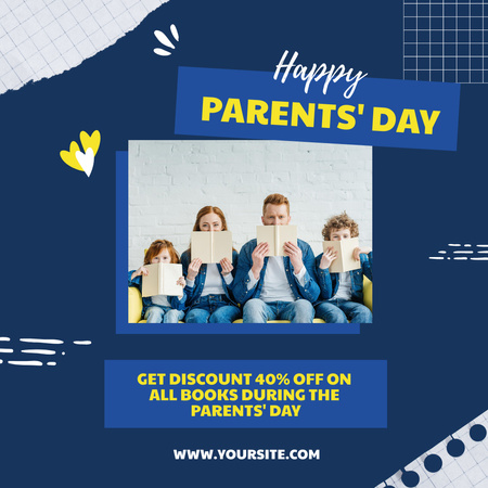 Template di design Book Special Sale Announcement for Parents' Day Instagram