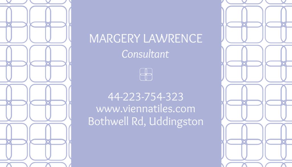 Business Consultant's Оffer Business Card US Design Template