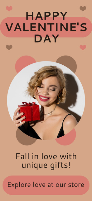 Platilla de diseño Unique Gifts For Lovers Due Valentine's Day Snapchat Geofilter