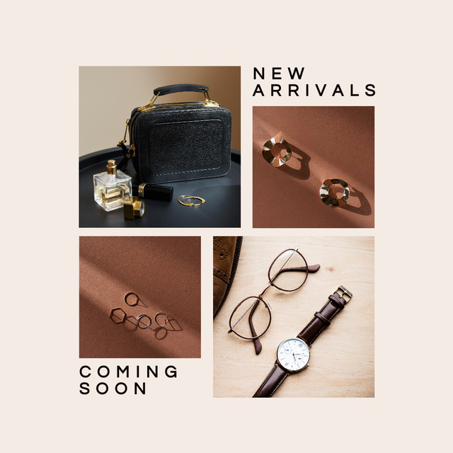 New Arrival of Accessories Instagramデザインテンプレート