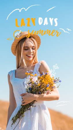 Template di design Lazy summer days Instagram Story