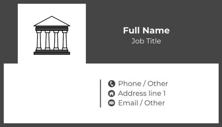 Plantilla de diseño de Breves detalles de identificación de los miembros del equipo de la empresa Business Card US 