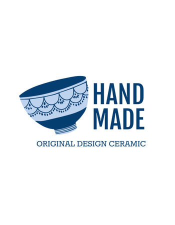Handmade Original Design Ceramics Offer T-Shirt Design Template