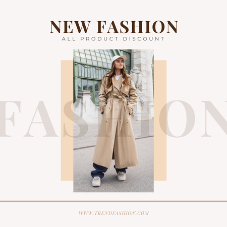 New Fashion Collection Instagram tervezősablon