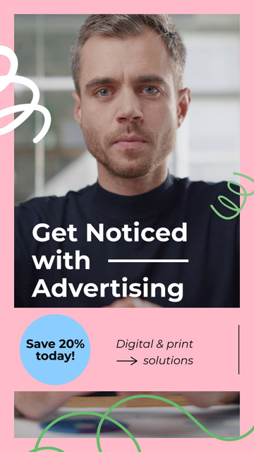 Data-driven Advertising Agency Services At Discounted Rates TikTok Video – шаблон для дизайну
