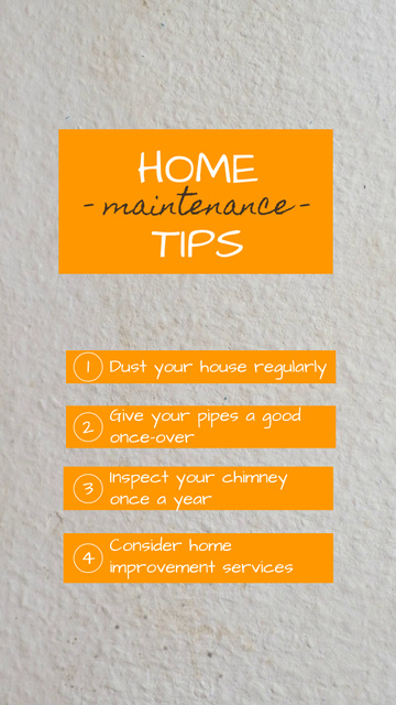 Ontwerpsjabloon van Instagram Story van Essential tips for Housekeeping