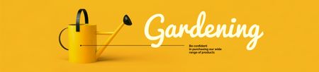 Garden Tools Offer with Watering Can Ebay Store Billboard – шаблон для дизайну