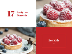 Kids Party Desserts Sweet Raspberry Tart