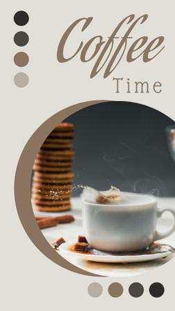 Szablon projektu  Inspiration for Coffee Time Instagram Story