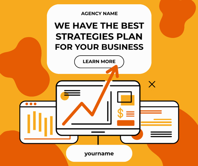 Offer of Best Strategies Plan for Business Facebookデザインテンプレート