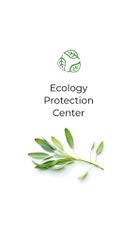 Ecologist Services with Healthy Green Herb