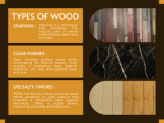 Offer of Discount on Wood Finishing and Staining