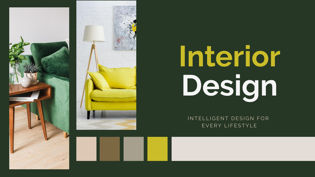 Modèle de visuel Vivid Green and Yellow Interior Designs for Every Lifestyle - Presentation Wide