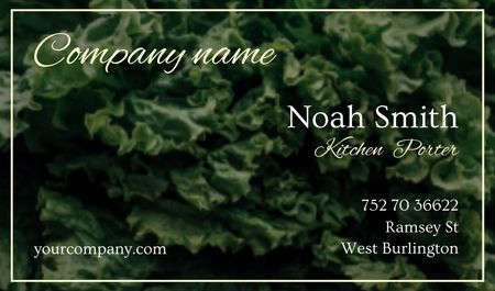 Template di design Kitchen Potter Services Offer Business card