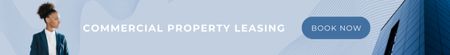Platilla de diseño Commercial Property Leasing Leaderboard